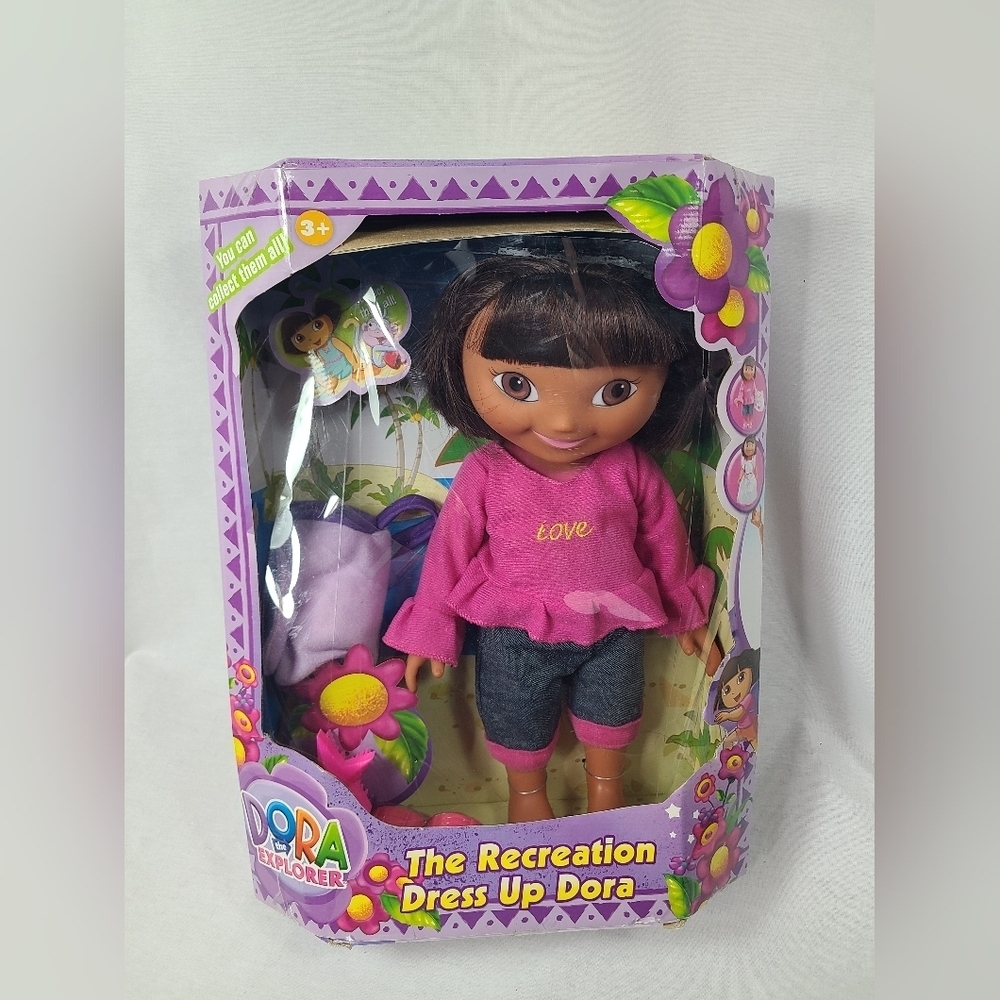 Dora The Explorer The Recreation Dress Up Dora Doll- VINTAGE